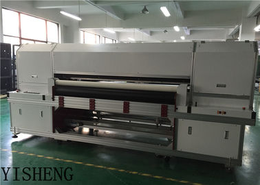 Cina 4 - 8 Color Flatbed Fabric Inkjet Printer Cetak Pada Cotton Poly Silk 1800mm Distributor