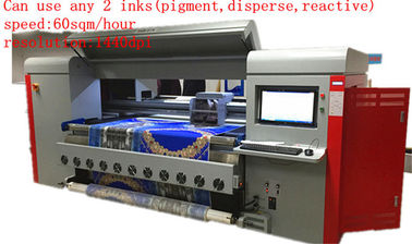 Cina Dx5 Heads Pigment ink Printers Untuk Mesin Cetak Tekstil Fabric Otomatis pabrik